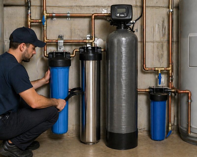 Water Filtration Installation in Asheville, NC